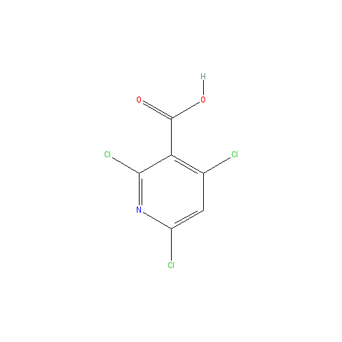 Chemical structure of 2,4,6-Trichloropyridine-3-carboxylic Acid