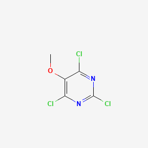 Chemical structure of 2,4,6-Trichloro-5-methoxypyrimidine