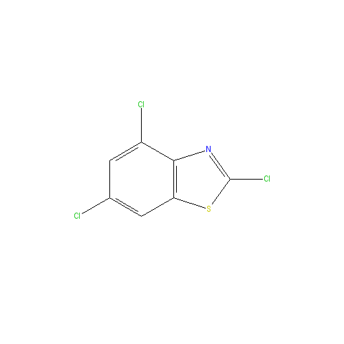 Chemical structure of 2,4,6-Trichloro-benzothiazole