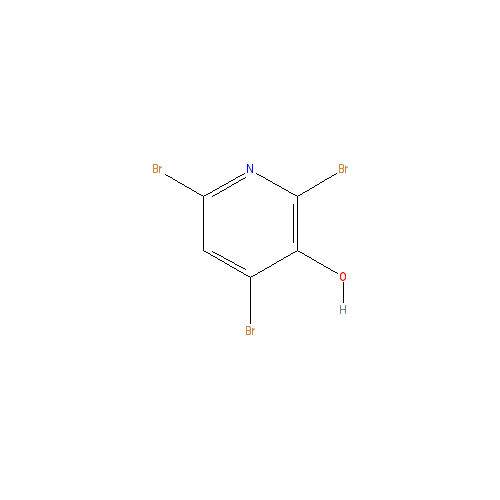 Chemical structure of 2,4,6-Tribromopyridin-3-ol