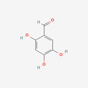 Chemical structure of 2,4,5-Trihydroxybenzaldehyde