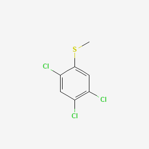 Chemical structure of 2,4,5-Trichlorothioanisole