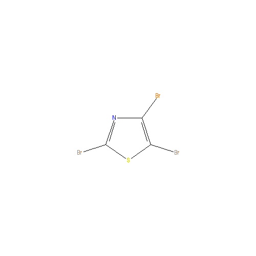Chemical structure of 2,4,5-Tribromothiazole