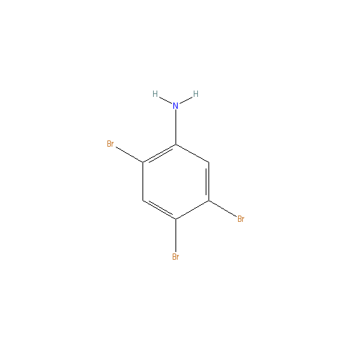 Chemical structure of 2,4,5-Tribromoaniline