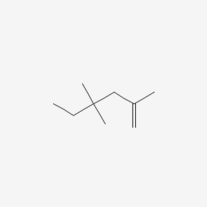 Chemical structure of 2,4,4-Trimethyl-1-hexene