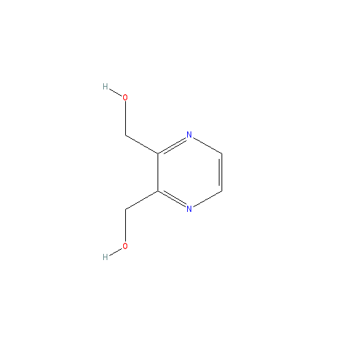 Chemical structure of 2,3-Pyrazinedimethanol