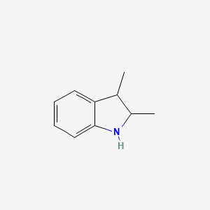 Chemical structure of 2,3-Dimethylindoline