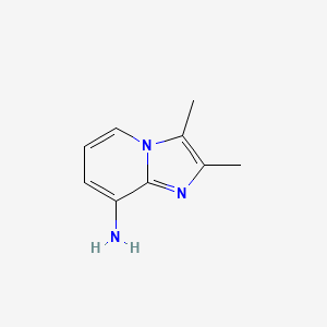 Chemical structure of 2,3-Dimethylimidazo[1,2-a]pyridin-8-amine