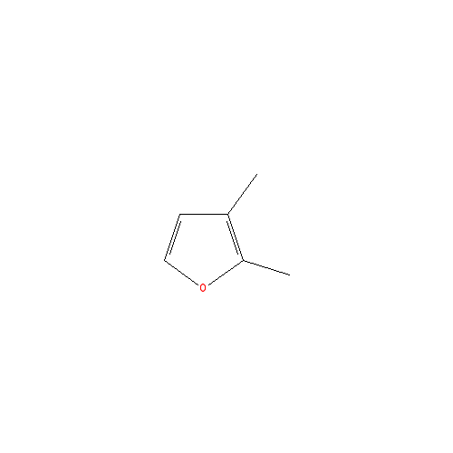 Chemical structure of 2,3-Dimethylfuran