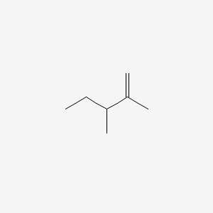 Chemical structure of 2,3-Dimethyl-1-pentene