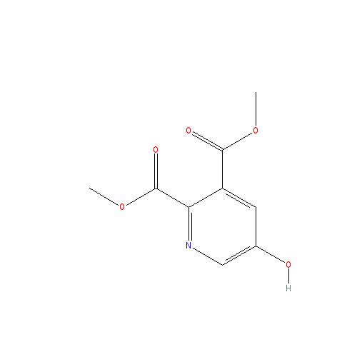 Chemical structure of 2,3-Dimethyl 5-Hydroxypyridine-2,3-Dicarboxylate