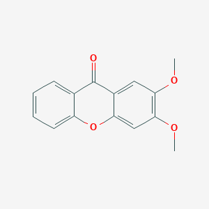 Chemical structure of 2,3-Dimethoxyxanthone