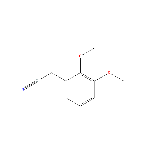 Chemical structure of 2,3-DIMETHOXYPHENYLACETONITRILE