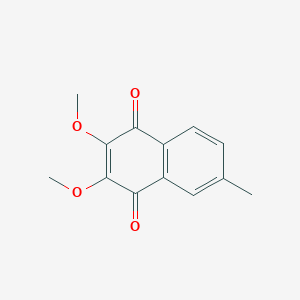 Chemical structure of 2,3-Dimethoxy-6-methylnaphthalene-1,4-dione