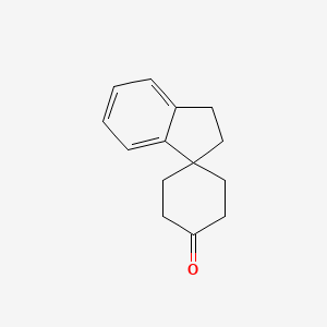 Chemical structure of 2,3-Dihydrospiro[cyclohexane-1,1-inden]-4-one