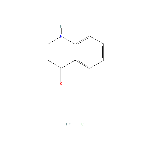 Chemical structure of 2,3-Dihydro-4-quinolone hydrochloride