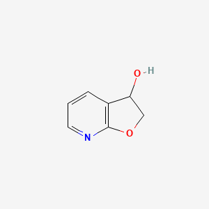 Chemical structure of 2,3-Dihydrofuro[2,3-b]pyridin-3-ol
