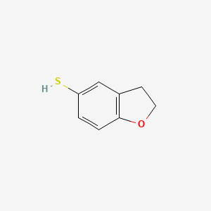 Chemical structure of 2,3-Dihydrobenzofuran-5-thiol