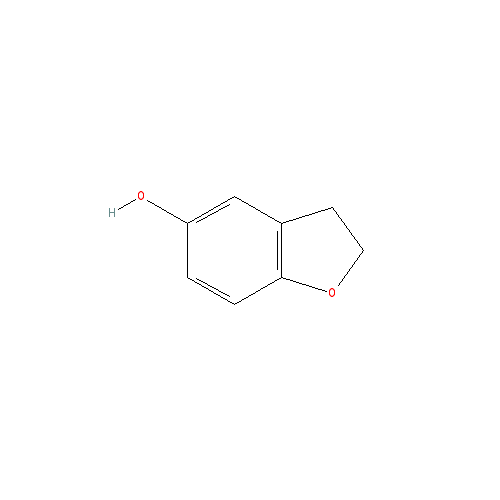 Chemical structure of 2,3-dihydrobenzofuran-5-ol