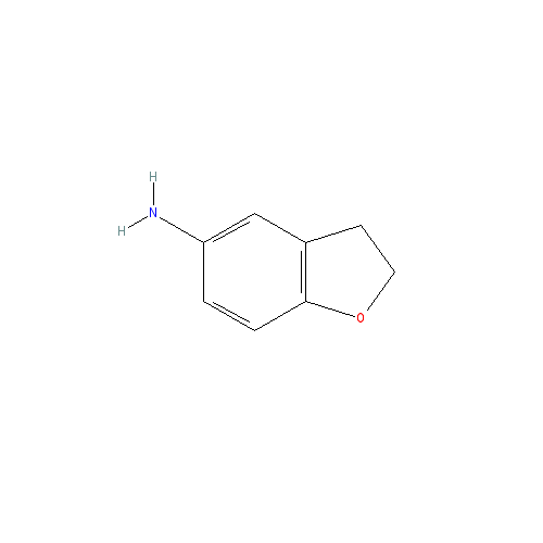 Chemical structure of 2,3-Dihydrobenzofuran-5-amine