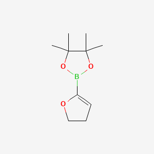 Chemical structure of 2,3-Dihydro-5-furylboronic acid pinacol ester
