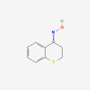 Chemical structure of 2,3-dihydro-4H-1-benzothiopyran-4-one oxime