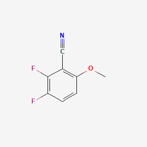 Chemical structure of 2,3-Difluoro-6-Methoxybenzonitrile
