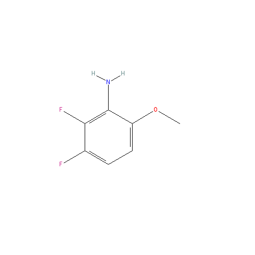 Chemical structure of 2,3-Difluoro-6-Methoxyaniline