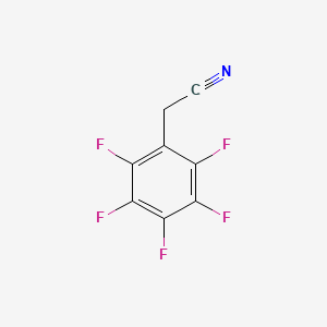 Chemical structure of 2,3-Difluoro-6-(Trifluoromethyl)Benzonitrile