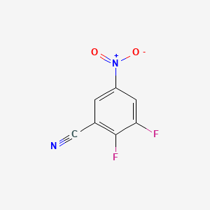 Chemical structure of 2,3-Difluoro-5-nitrobenzonitrile