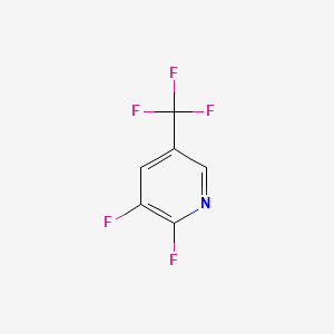 Chemical structure of 2,3-Difluoro-5-(trifluoromethyl)pyridine