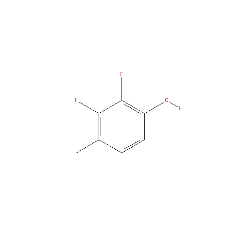 Chemical structure of 2,3-Difluoro-4-methylphenol