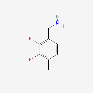 Chemical structure of 2,3-Difluoro-4-Methylbenzylamine