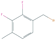 Chemical structure of 2,3-Difluoro-4-methylbenzyl bromide