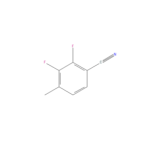 Chemical structure of 2,3-Difluoro-4-methylbenzonitrile