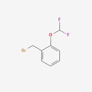 Chemical structure of 2,3-Difluoro-4-methoxybenzyl bromide