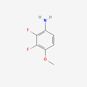 Chemical structure of 2,3-Difluoro-4-methoxyaniline