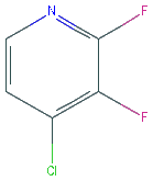 Chemical structure of 2,3-Difluoro-4-chloropyridine