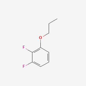 Chemical structure of 2,3-Difluoro-1-Propoxybenzene