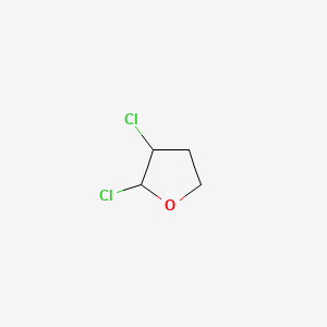 Chemical structure of 2,3-Dichlorotetrahydrofuran