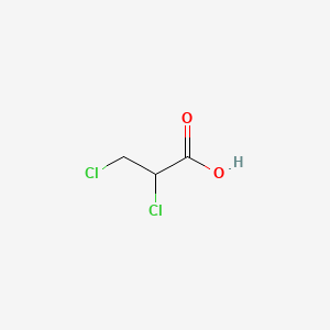 Chemical structure of 2,3-Dichloropropionic Acid