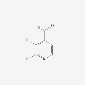 Chemical structure of 2,3-Dichloroisonicotinaldehyde
