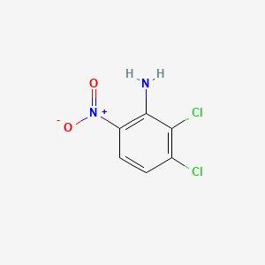 Chemical structure of 2,3-Dichloro-6-Nitroaniline