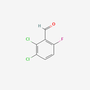Chemical structure of 2,3-Dichloro-6-fluorobenzaldehyde