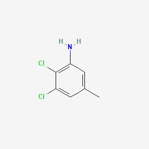 Chemical structure of 2,3-Dichloro-5-methylaniline