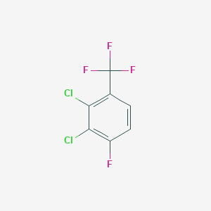 Chemical structure of 2,3-Dichloro-4-fluorobenzotrifluoride