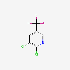 Chemical structure of 2,3-Dichloro-4-(trifluoromethyl)pyridine