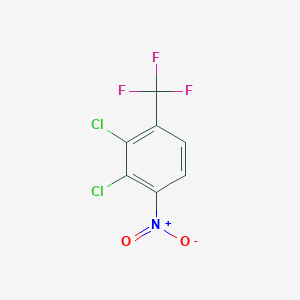 Chemical structure of 2,3-Dichloro-1-nitro-4-(trifluoromethyl)benzene