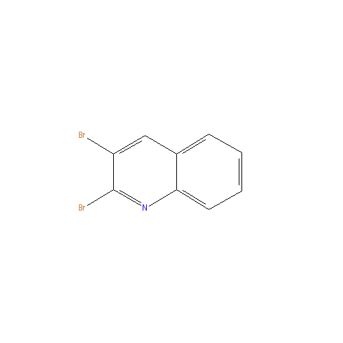 Chemical structure of 2,3-Dibromoquinoline