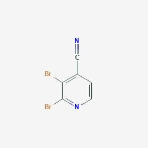 Chemical structure of 2,3-Dibromoisonicotinonitrile